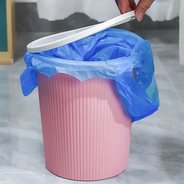 Plastic Cylinder Trash Can