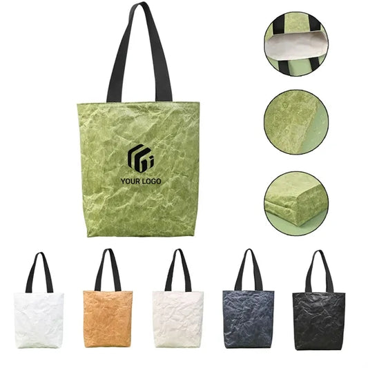 Large capacity waterproof durable DuPont paper tote bag