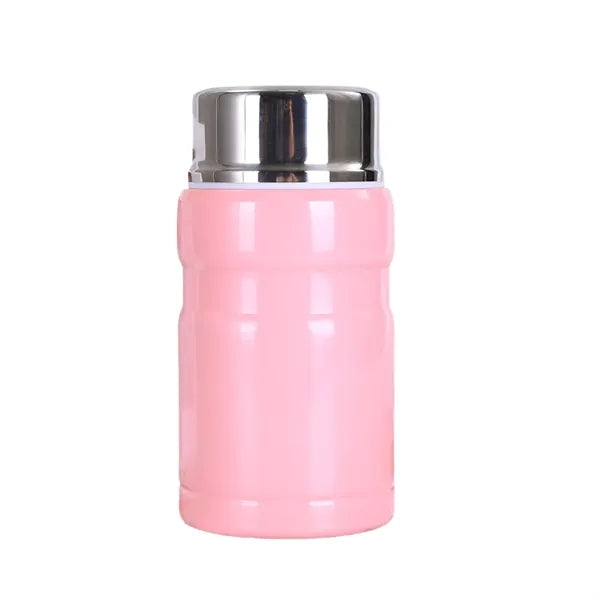 304 Stainless Steel 17oz Thermal Food Flask With Spoon