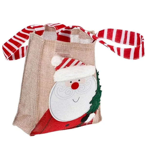 Christmas Hand Snowman Tote Bag Xmas Party Favors