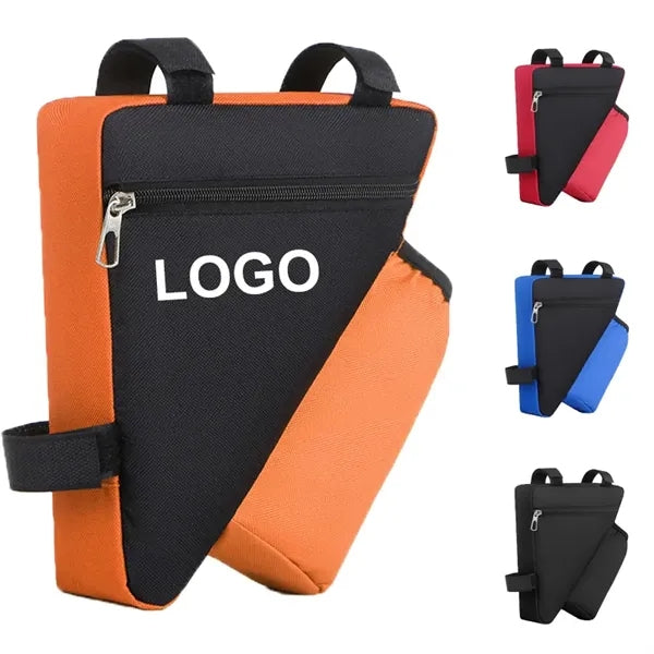 Water-Resistant Triangle Bike Frame Bag with Zipper