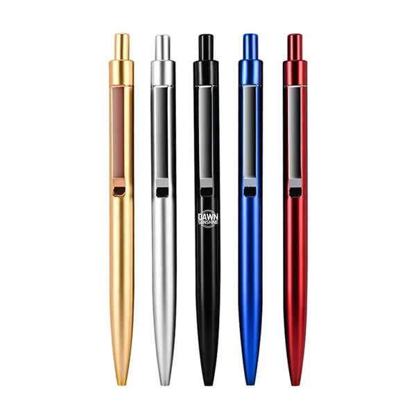 Retractable Metal Gel Pen