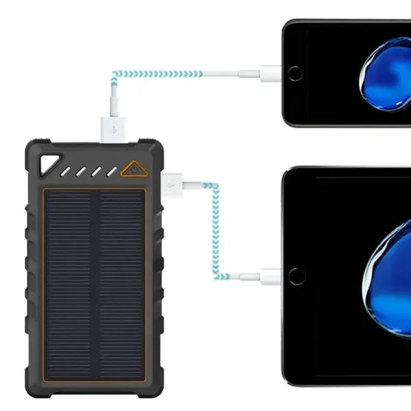 Waterproof and Shockproof 10,000mAh Solar Power Charger