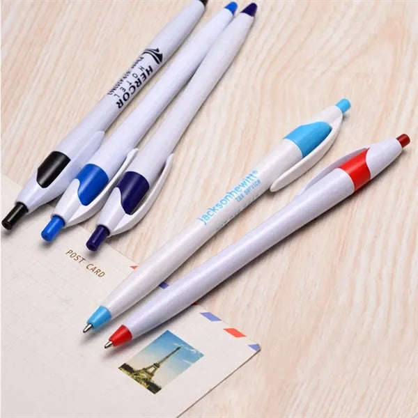 Classic Plastic Plunger Action Dart Ballpoint Pen