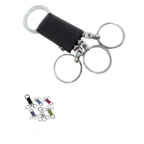 Aluminum Four in One Detachable Key Ring