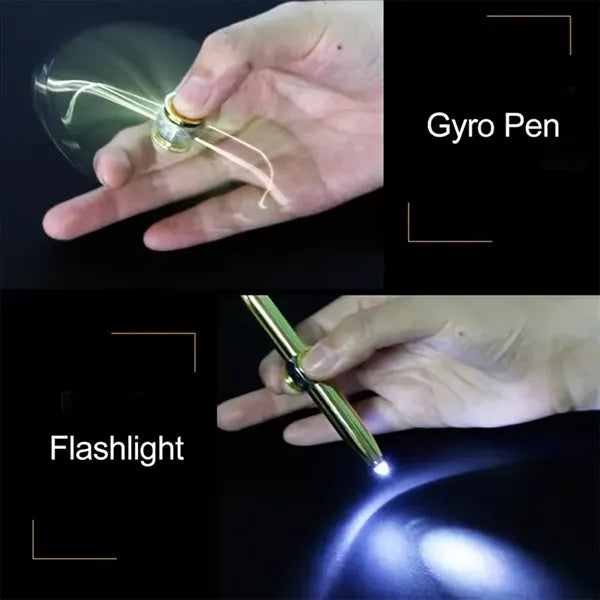 Multi Functional Fidget Spinning Pen with LED Light