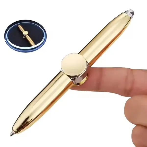 Multi Functional Fidget Spinning Pen with LED Light