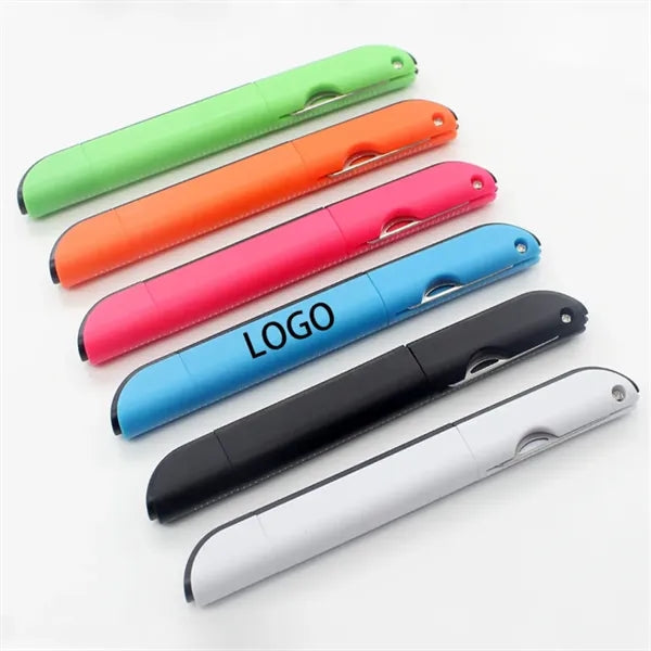 4-in-1 Multifunction Ballpoint Pen with Scissors