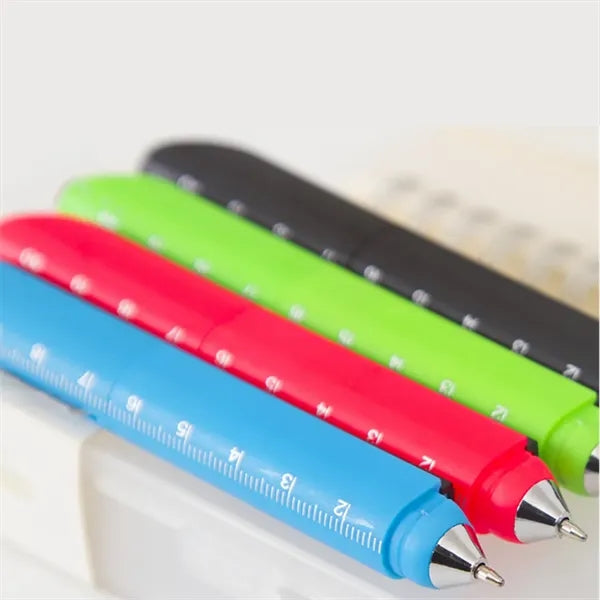 4-in-1 Multifunction Ballpoint Pen with Scissors
