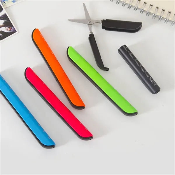 4-in-1 Multifunction Ballpoint Pen with Scissors