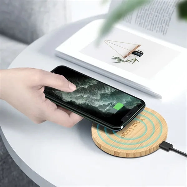 Bamboo Wireless Charger Pad