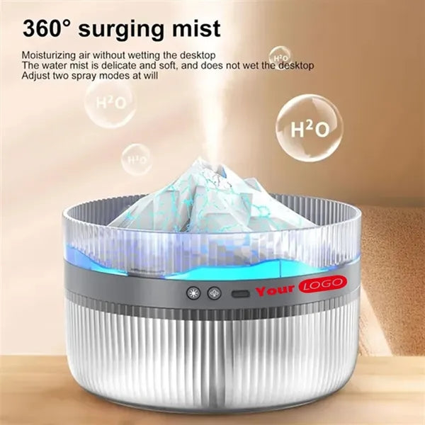 Flame Air Humidifier with Essential Oil Aroma Diffuser