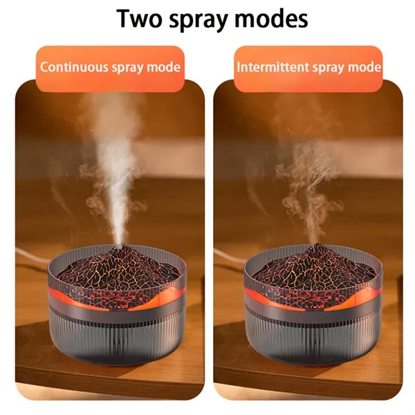 Flame Air Humidifier with Essential Oil Aroma Diffuser