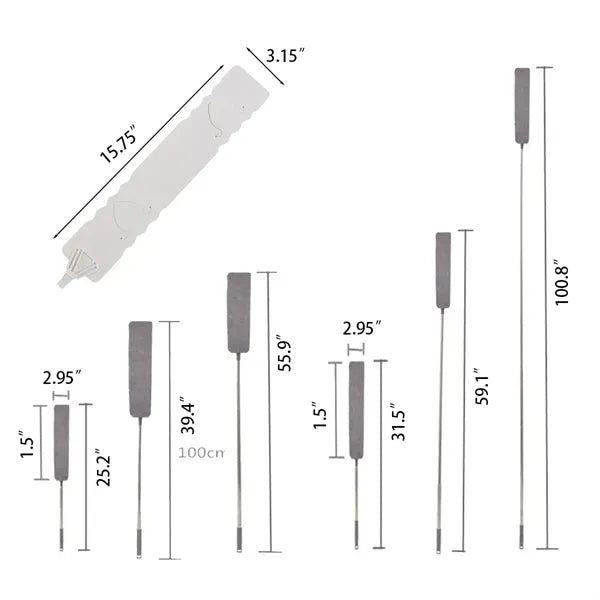 Multifunctional Retractable Dust Removal Brush