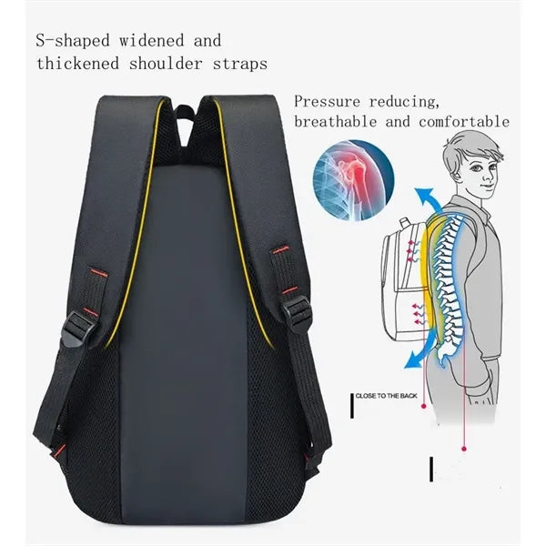 Business travel backpack laptop bag