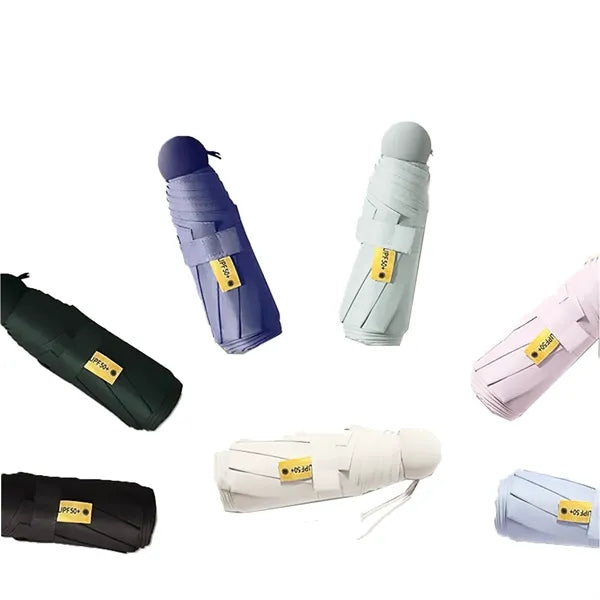 Mini Windproof Folding Travel Sun & Rain Umbrellas