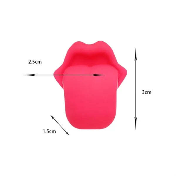 6-pcs Wine Tongue Silicone Drink Markers