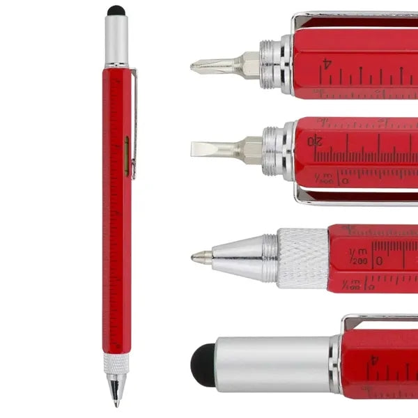 6 in 1 Aluminum Multi Tool Pen Set