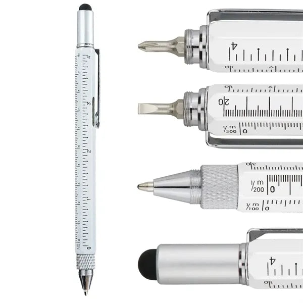 6 in 1 Aluminum Multi Tool Pen Set