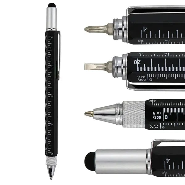 6 in 1 Aluminum Multi Tool Pen Set