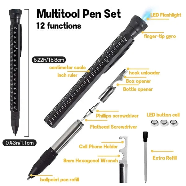 11 in 1 Metal Multi Tool Pen Set