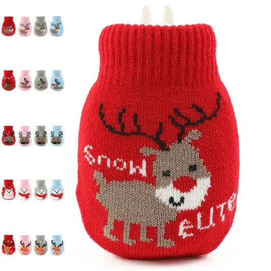Team Logo Knitted Jacquard Hot Water Bag