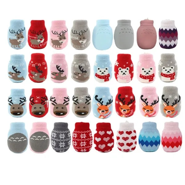 Team Logo Knitted Jacquard Hot Water Bag