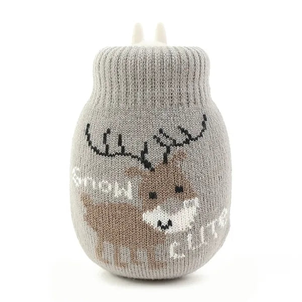Team Logo Knitted Jacquard Hot Water Bag