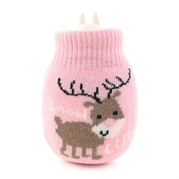 Team Logo Knitted Jacquard Hot Water Bag