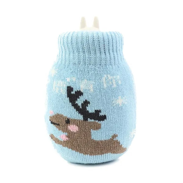 Team Logo Knitted Jacquard Hot Water Bag
