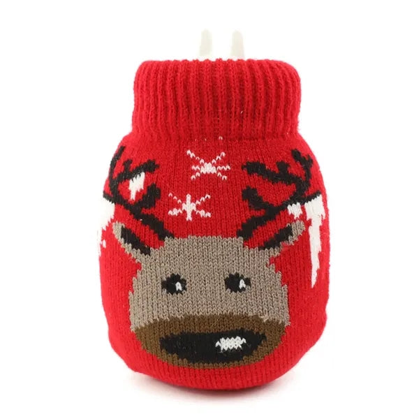 Team Logo Knitted Jacquard Hot Water Bag