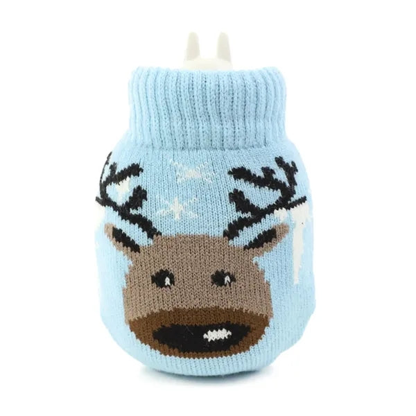Team Logo Knitted Jacquard Hot Water Bag
