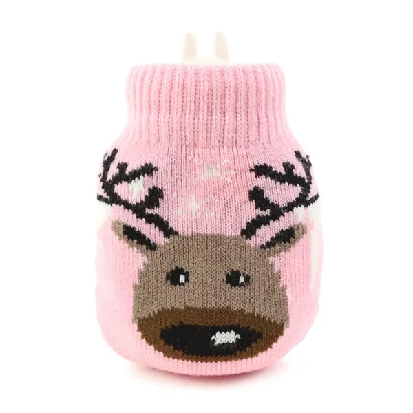 Team Logo Knitted Jacquard Hot Water Bag