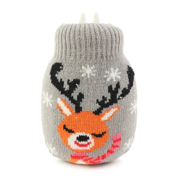 Team Logo Knitted Jacquard Hot Water Bag