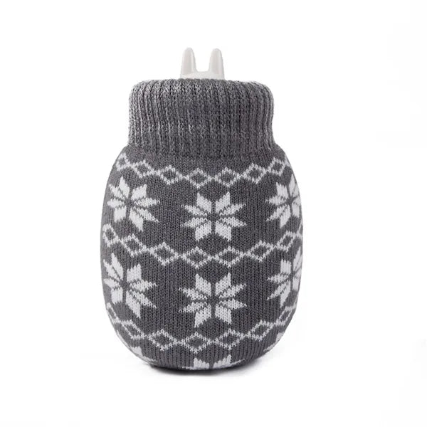 Team Logo Knitted Jacquard Hot Water Bag