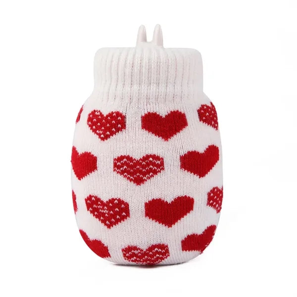 Team Logo Knitted Jacquard Hot Water Bag