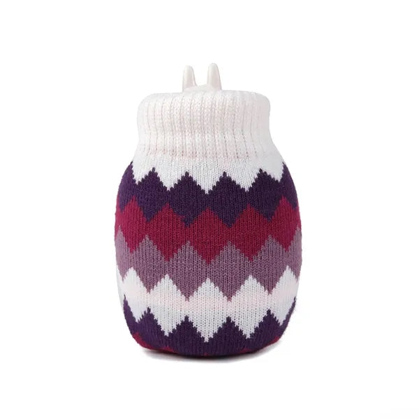 Team Logo Knitted Jacquard Hot Water Bag