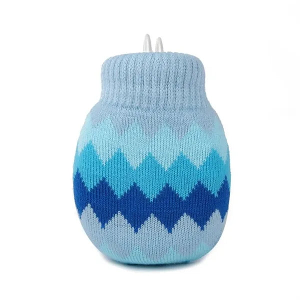 Team Logo Knitted Jacquard Hot Water Bag