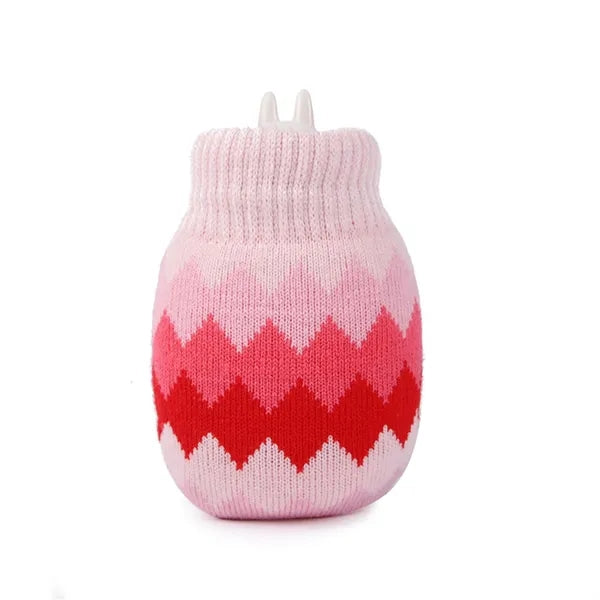 Team Logo Knitted Jacquard Hot Water Bag