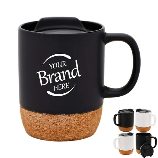 Cork Bottom Ceramic Mug - 10 oz.