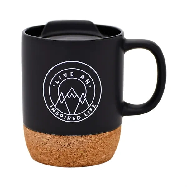 Cork Bottom Ceramic Mug - 10 oz.