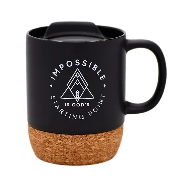 Cork Bottom Ceramic Mug - 10 oz.