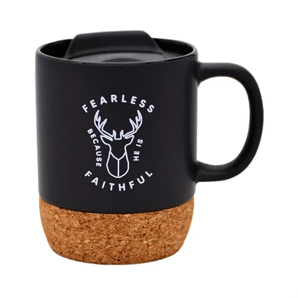 Cork Bottom Ceramic Mug - 10 oz.