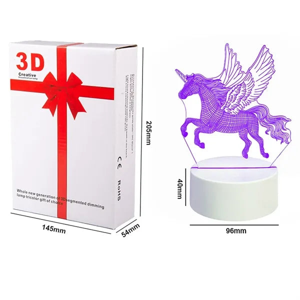 3D Illusion LED Night Light