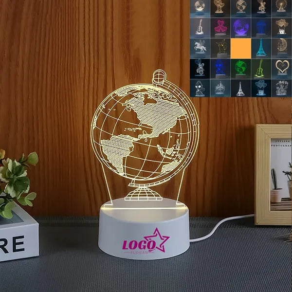 3D Illusion LED Night Light