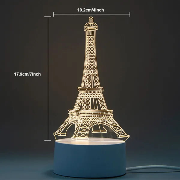 3D Illusion LED Night Light