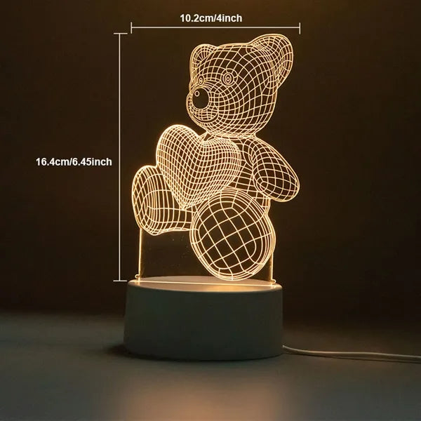 3D Illusion LED Night Light