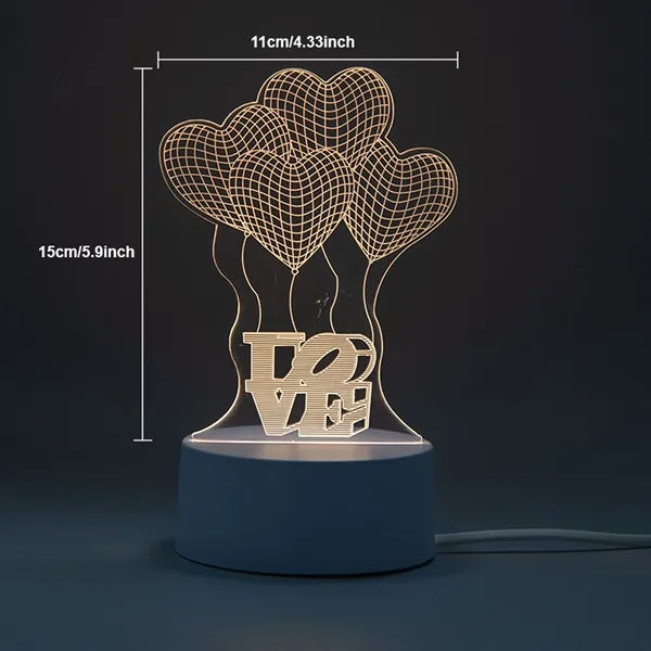 3D Illusion LED Night Light