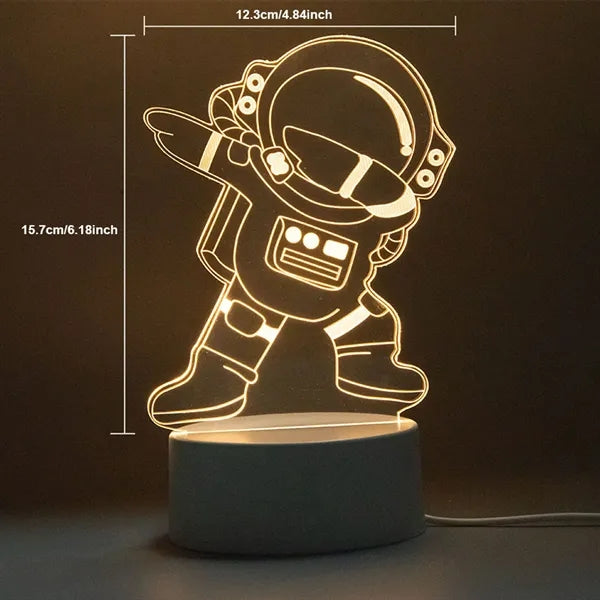 3D Illusion LED Night Light