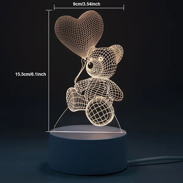 3D Illusion LED Night Light